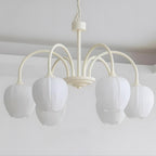 Tulip Matcha Glass Chandelier — product view 17