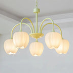 Tulip Matcha Glass Chandelier — product view 21