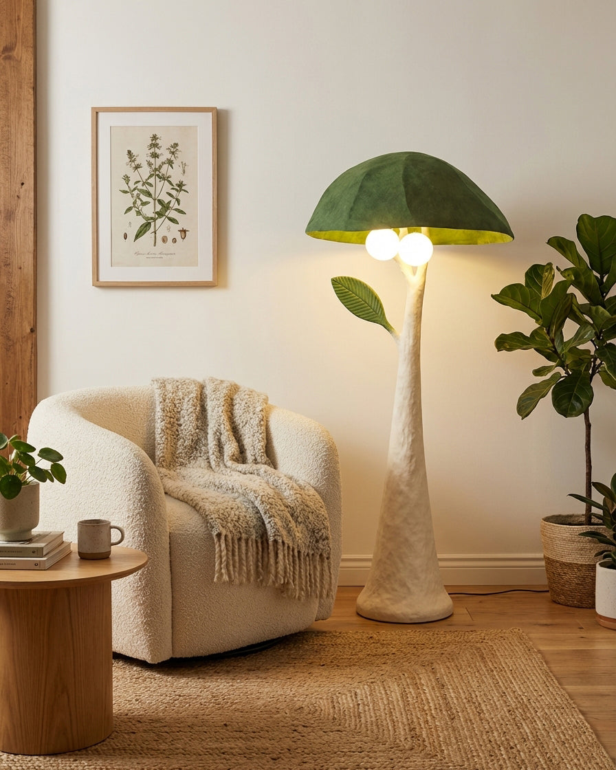 Sylvara Glass Floor Lamp — product view 2