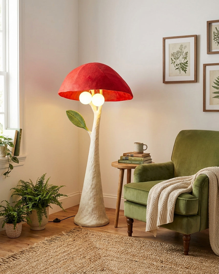 Sylvara Glass Floor Lamp — product view 3