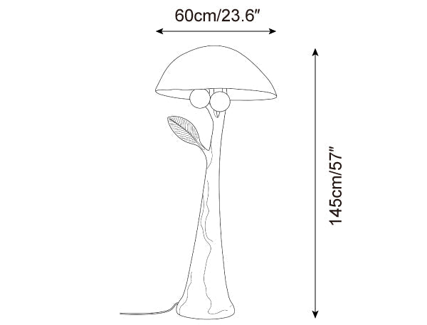 Sylvara Glass Floor Lamp — product detail 13
