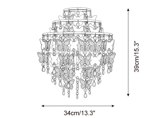 Papillia Metal Wall Lamp — product detail 13