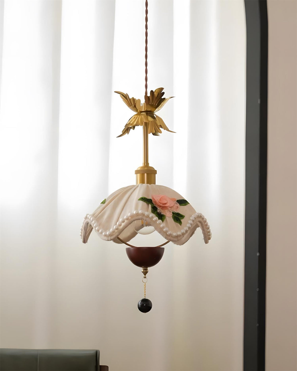 Mirellia Wood Pendant Lamp — product view 11