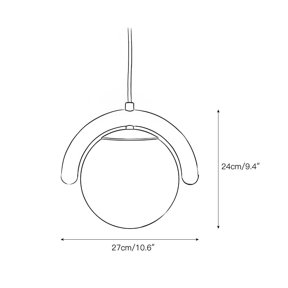 Lenox Linear Ball Pendant Lamp — product view 5