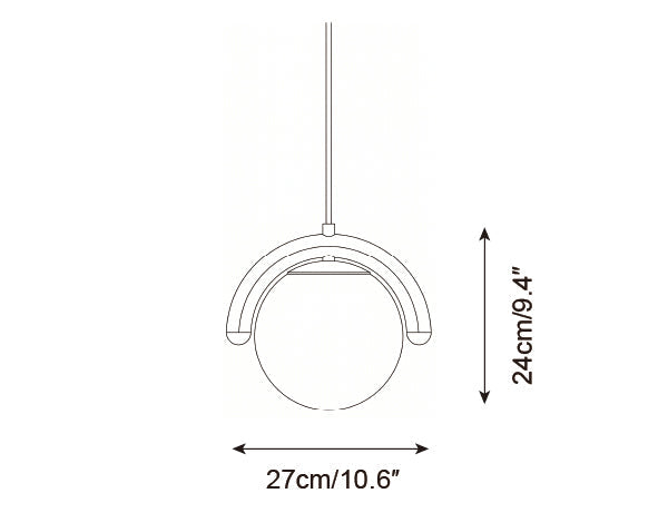 Lenox Linear Ball Pendant Lamp — product detail 48
