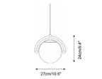 Lenox Linear Ball Pendant Lamp — product detail 48
