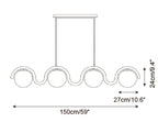 Lenox Linear Ball Pendant Lamp — product detail 51