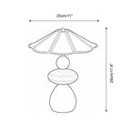 Equinox Plug In Wood Table Lamp — product view 5