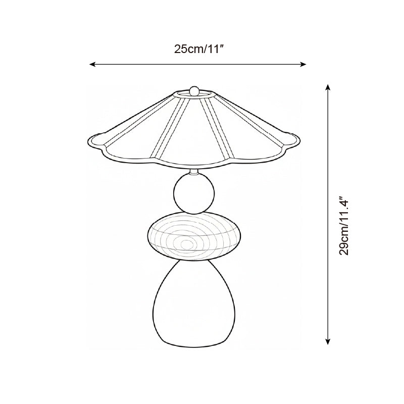 Equinox Plug In Wood Table Lamp — product view 5