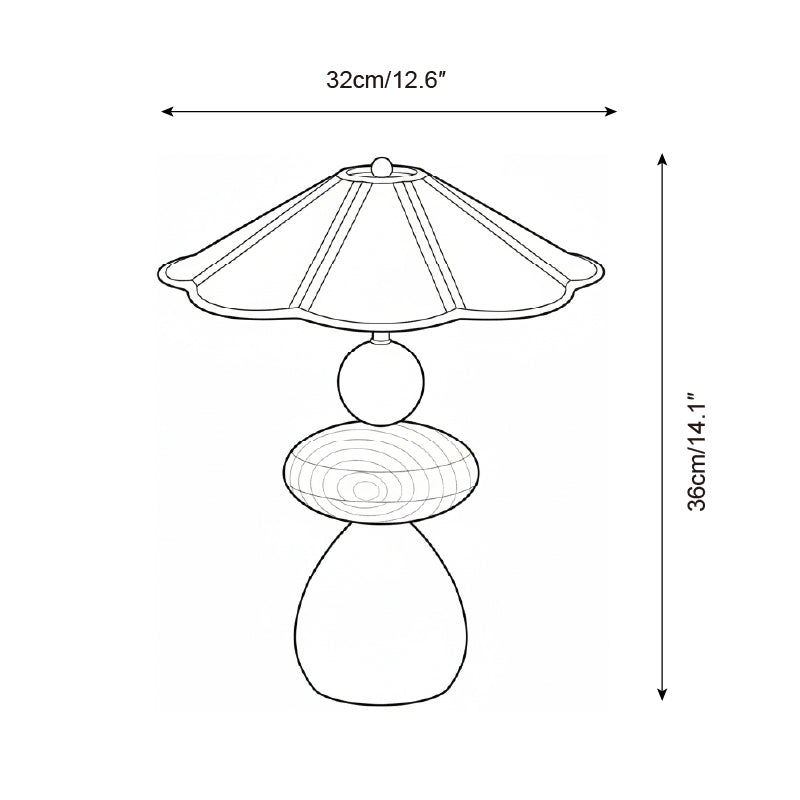 Equinox Plug In Wood Table Lamp — product view 6