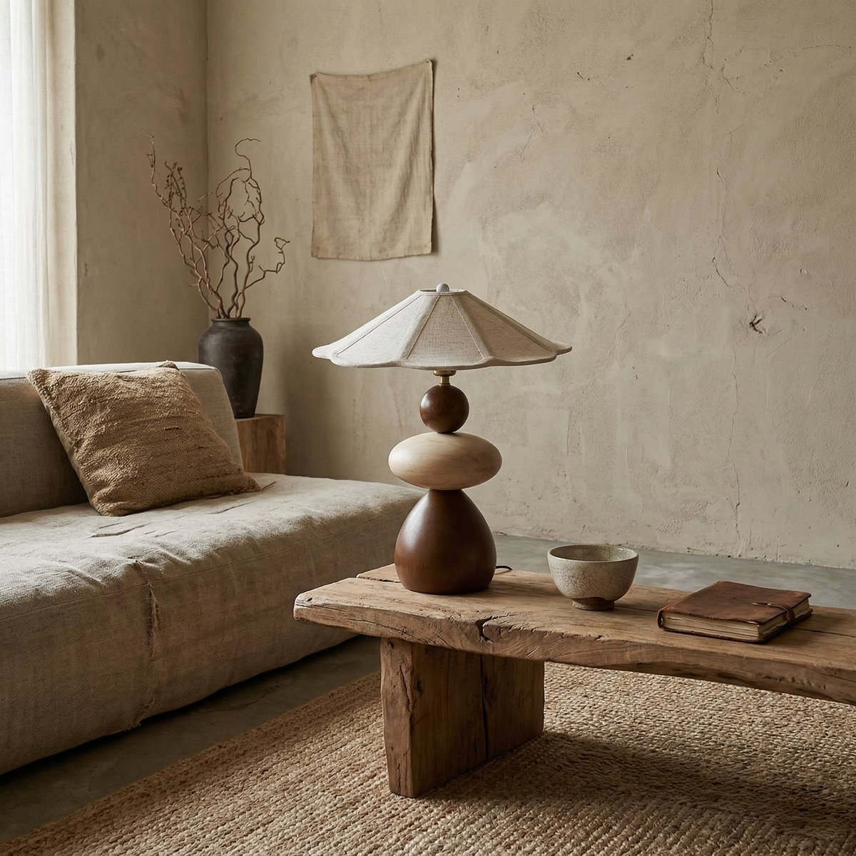 Equinox Plug In Wood Table Lamp — product view 13