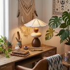 Equinox Plug In Wood Table Lamp — product view 14