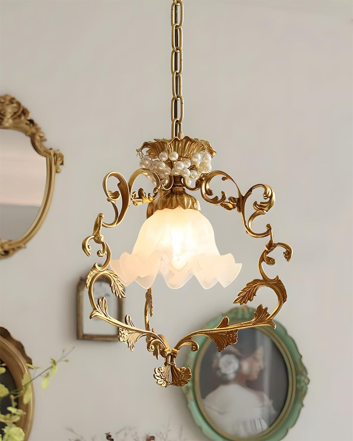 Rosmira Glass Pendant Light — product view 10