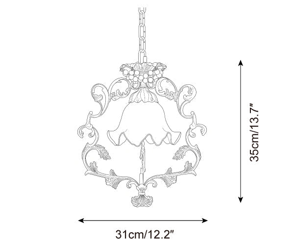Rosmira Glass Pendant Light — product detail 16
