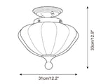 Corenza Flush Mount Light — product detail 12
