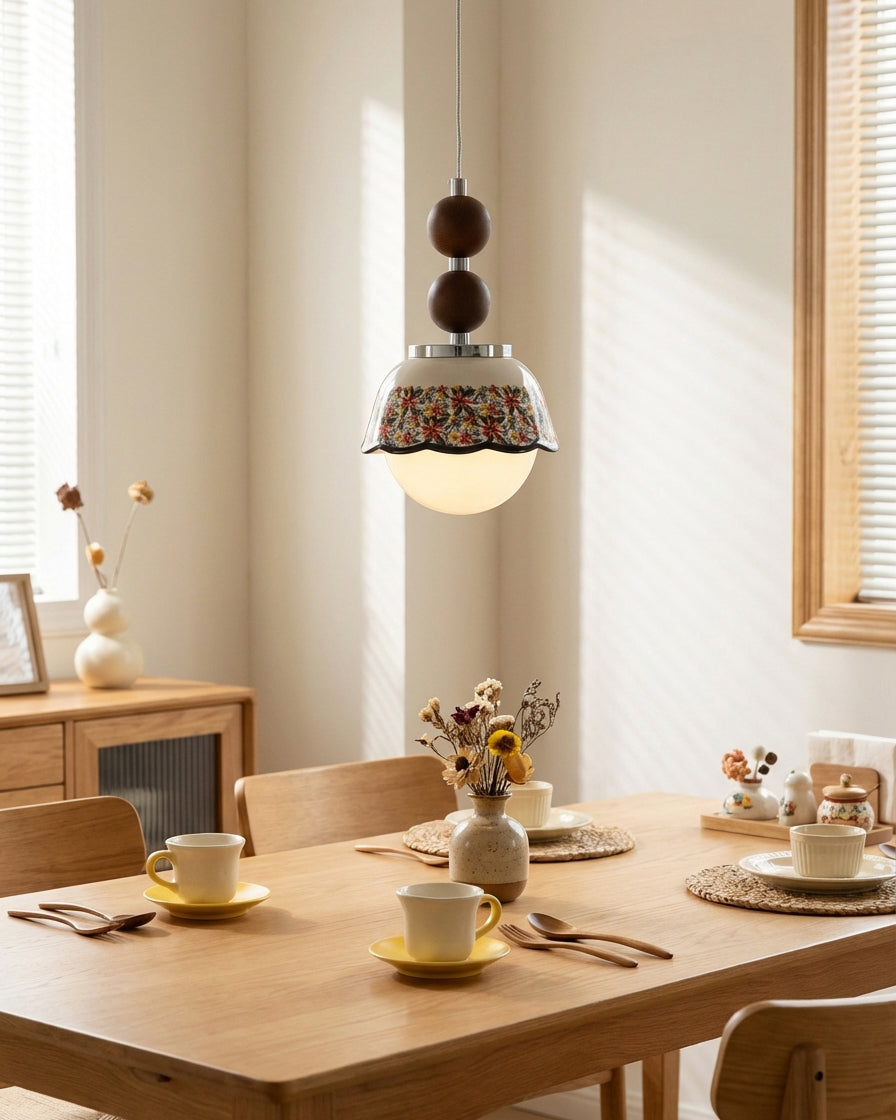 Bellora Wood Pendant Light — product view 4