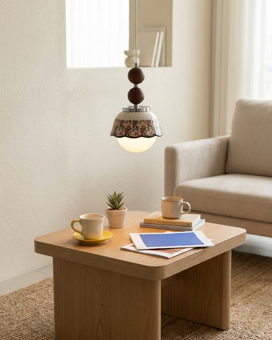 Bellora Wood Pendant Light — product view 7
