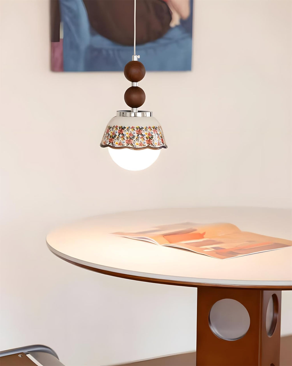 Bellora Wood Pendant Light — product view 12