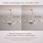 Sylvaria Brass Chandelier — product detail 36