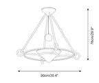 Swanelle Metal Chandelier — product detail 24