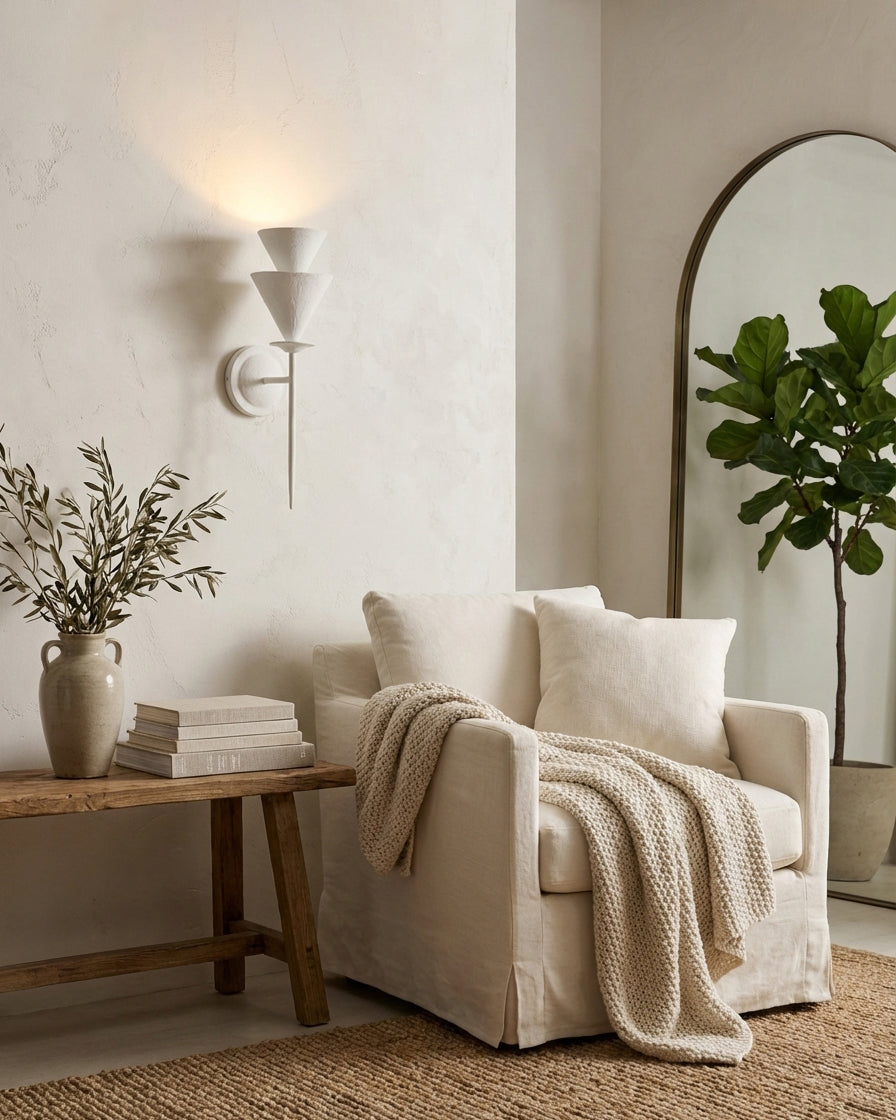Fanoria Metal Wall Sconce — product view 3