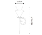 Fanoria Metal Wall Sconce — product detail 15