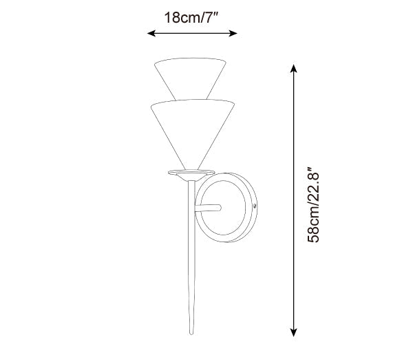 Fanoria Metal Wall Sconce — product detail 15