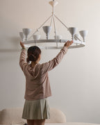 Cremora Brass Chandelier — product view 7
