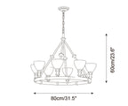 Cremora Brass Chandelier — product detail 19