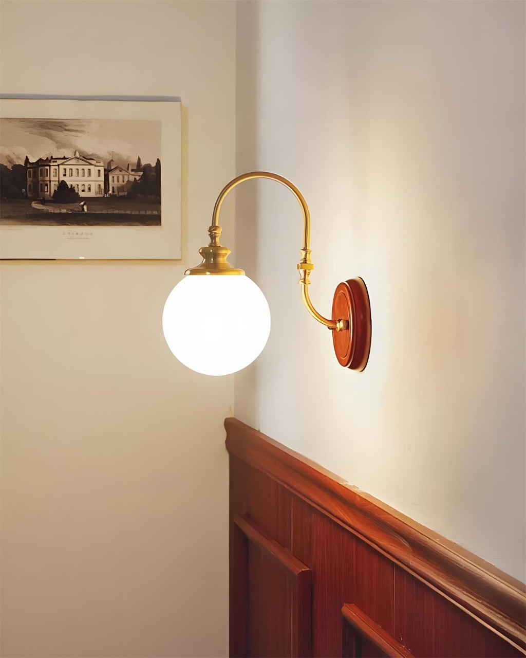 Marovin Glass Wall Sconce — product view 3