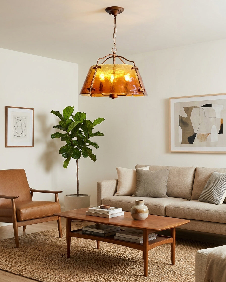 Vintara Glass Pendant Light — product view 3
