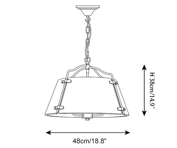 Vintara Glass Pendant Light — product detail 15