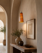 Azurielle Glass Pendant Light — product view 2