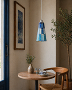 Azurielle Glass Pendant Light — product view 9