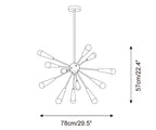 Candyra Metal Chandelier — product detail 14