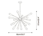 Candyra Metal Chandelier — product detail 15