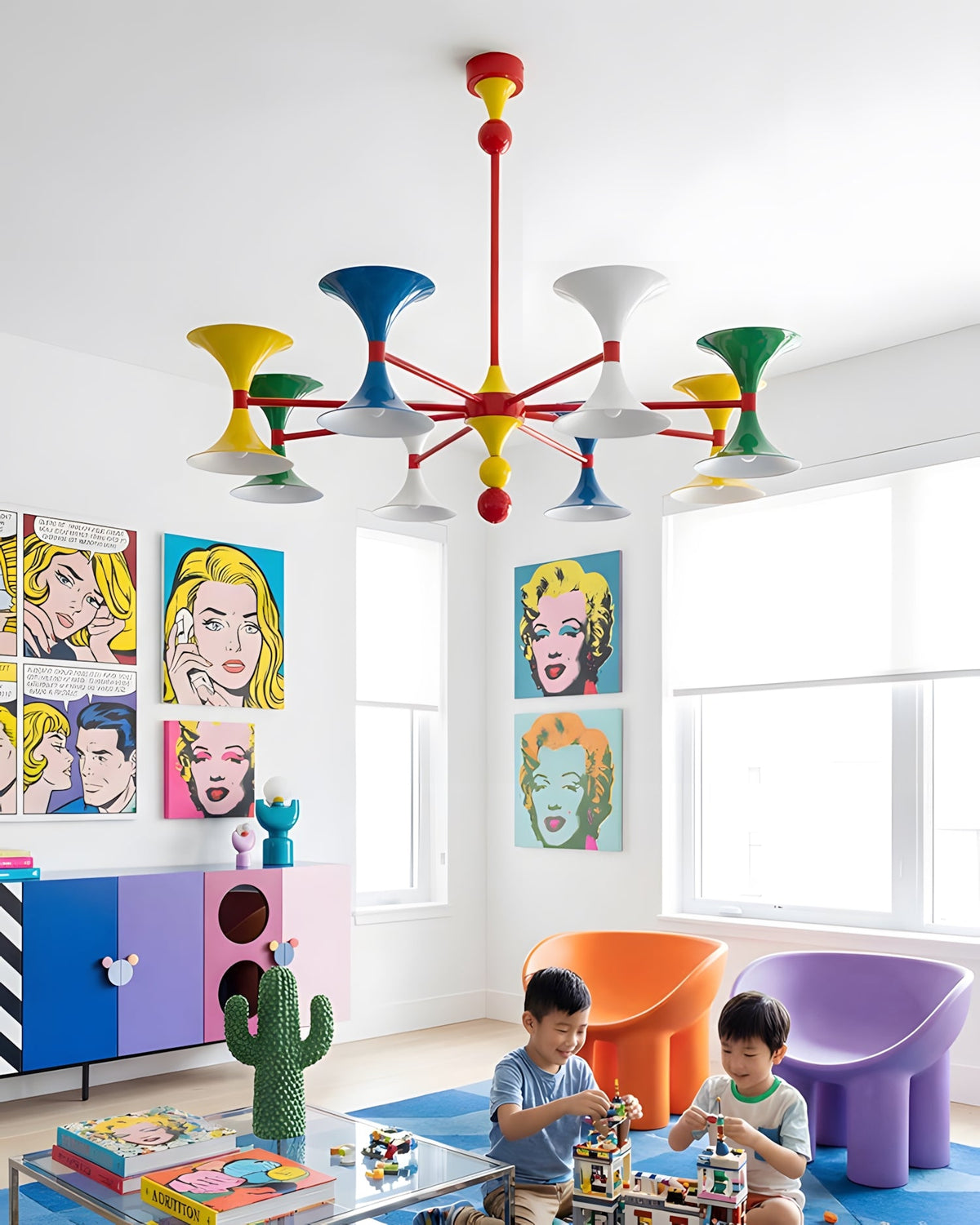 Lunetti Metal Chandelier — product view 5