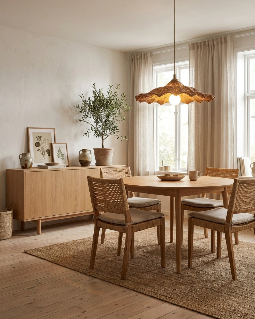 Ravela Rattan Pendant Light — product view 3
