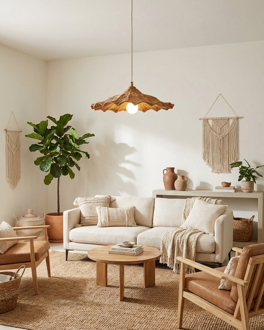 Ravela Rattan Pendant Light — product view 10
