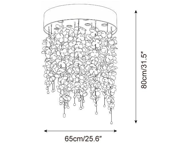 Luneflor Chandelier — product detail 13