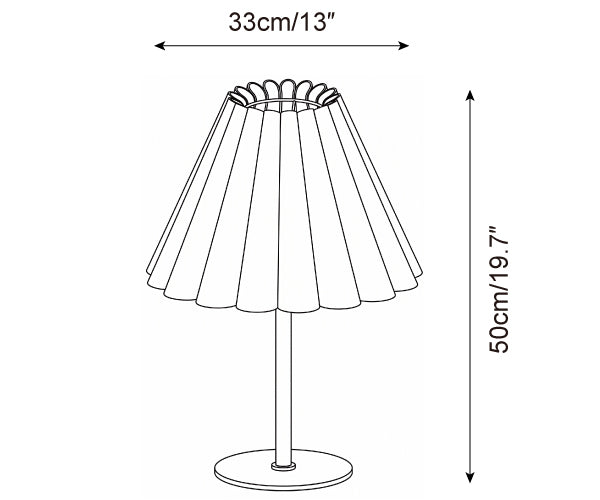 Marlow Pleat Table Light — product detail 11