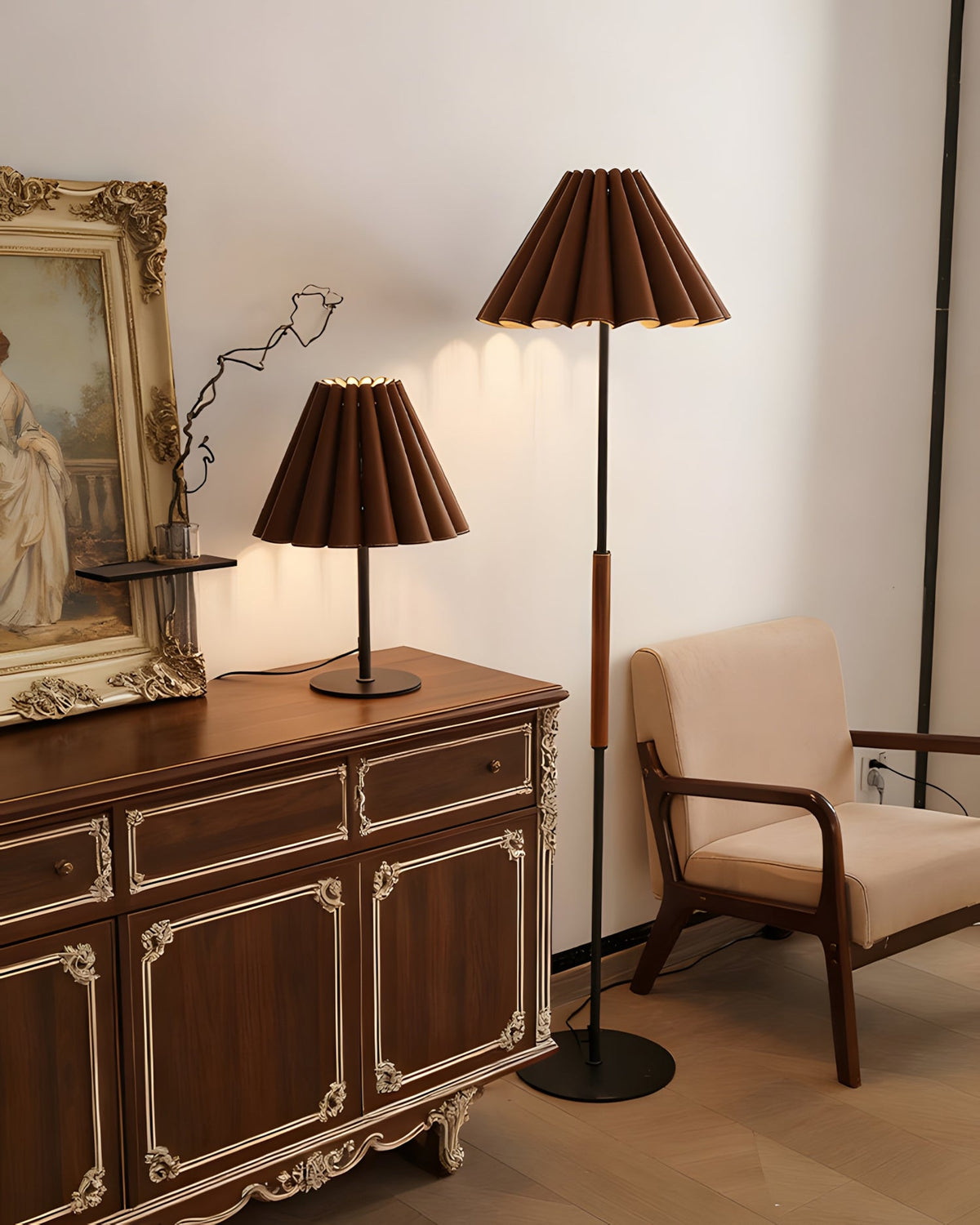 Marlow Pleat Floor Light — product view 5