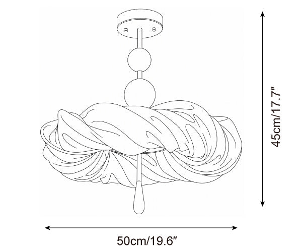 Cremelle Semi-Flush Mount — product detail 13