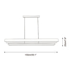 Merrow Linear Chandelier — product view 6