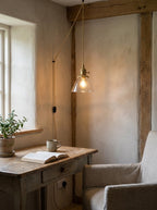 Jasmine Glass Plug In Pendant Light — product view 6