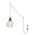 Jasmine Glass Plug In Pendant Light — product view 8