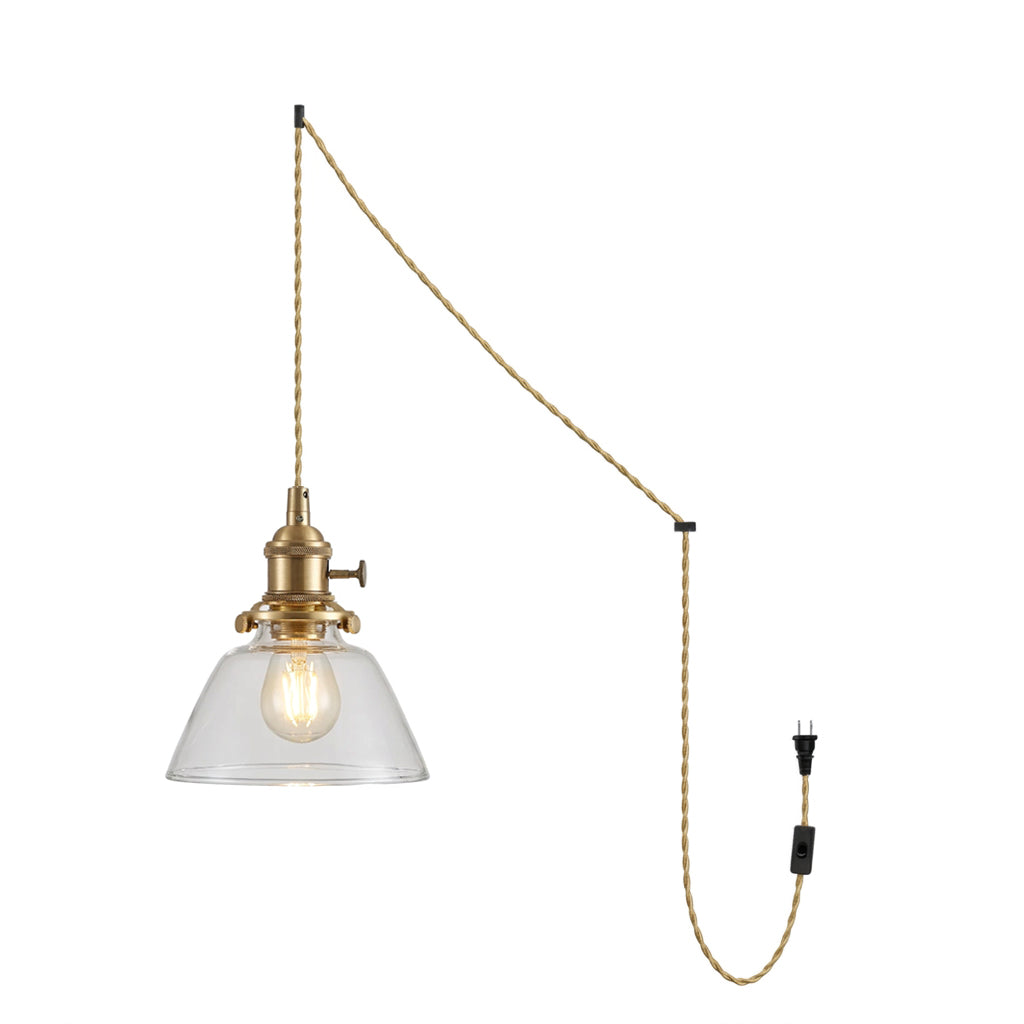 Jasmine Glass Plug In Pendant Light — product view 10
