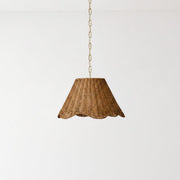 Gold & Natural Rattan