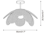 Rafflora Semi-Flush Mount — product detail 8