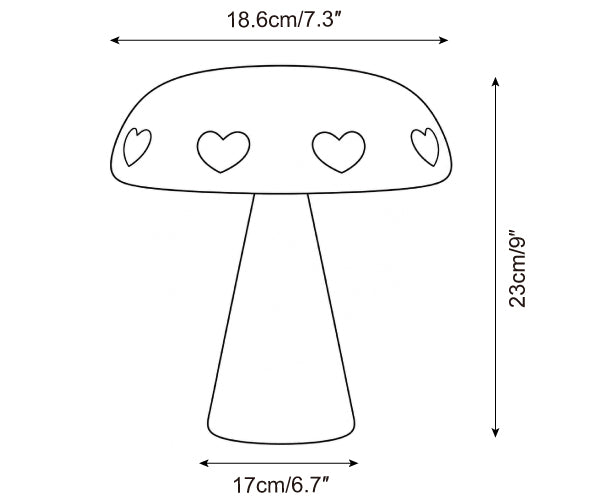 Heartelle Table Light — product detail 11